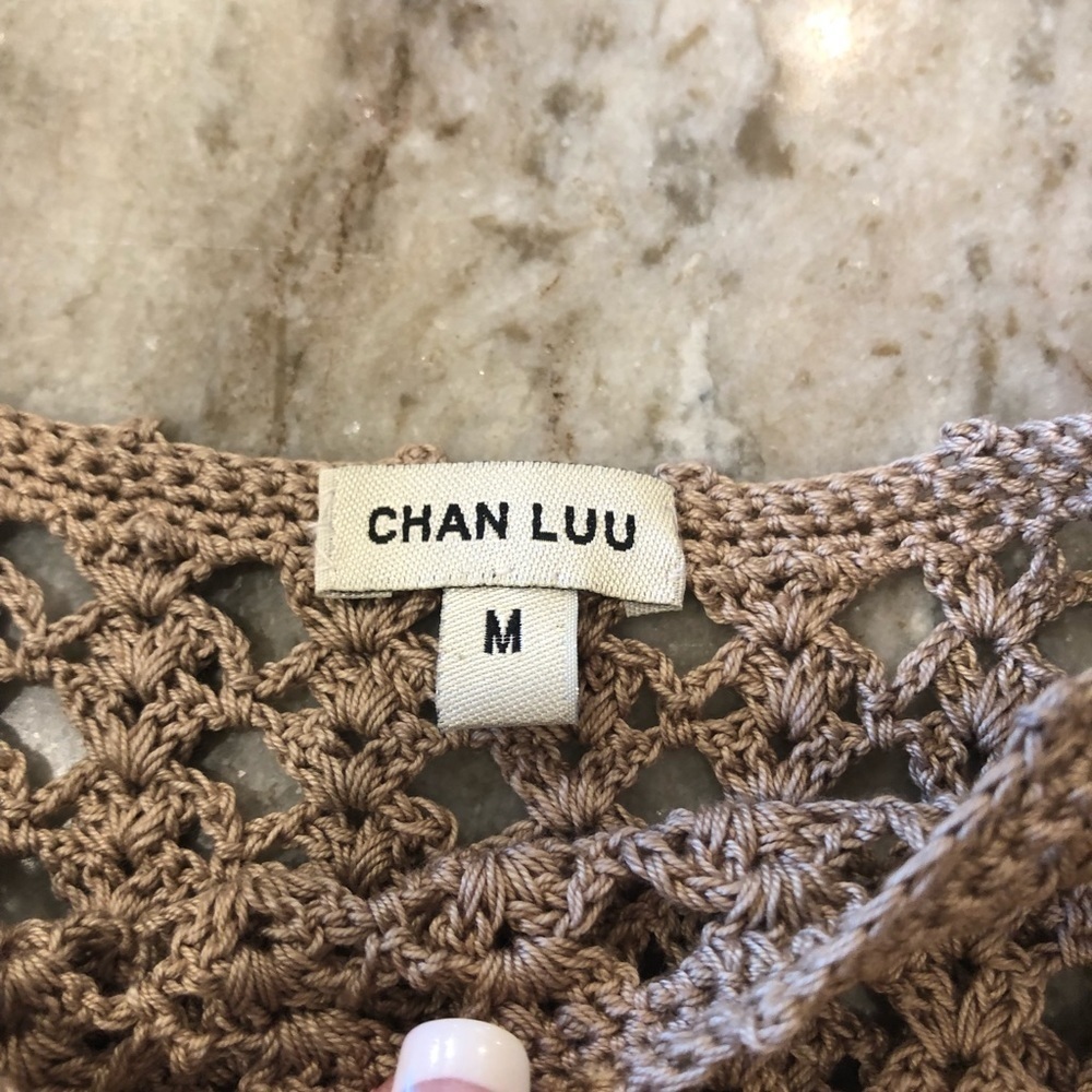 Chan Luu Crochet Sleeveless Tank Mint Cond Medium - Picture 5 of 7